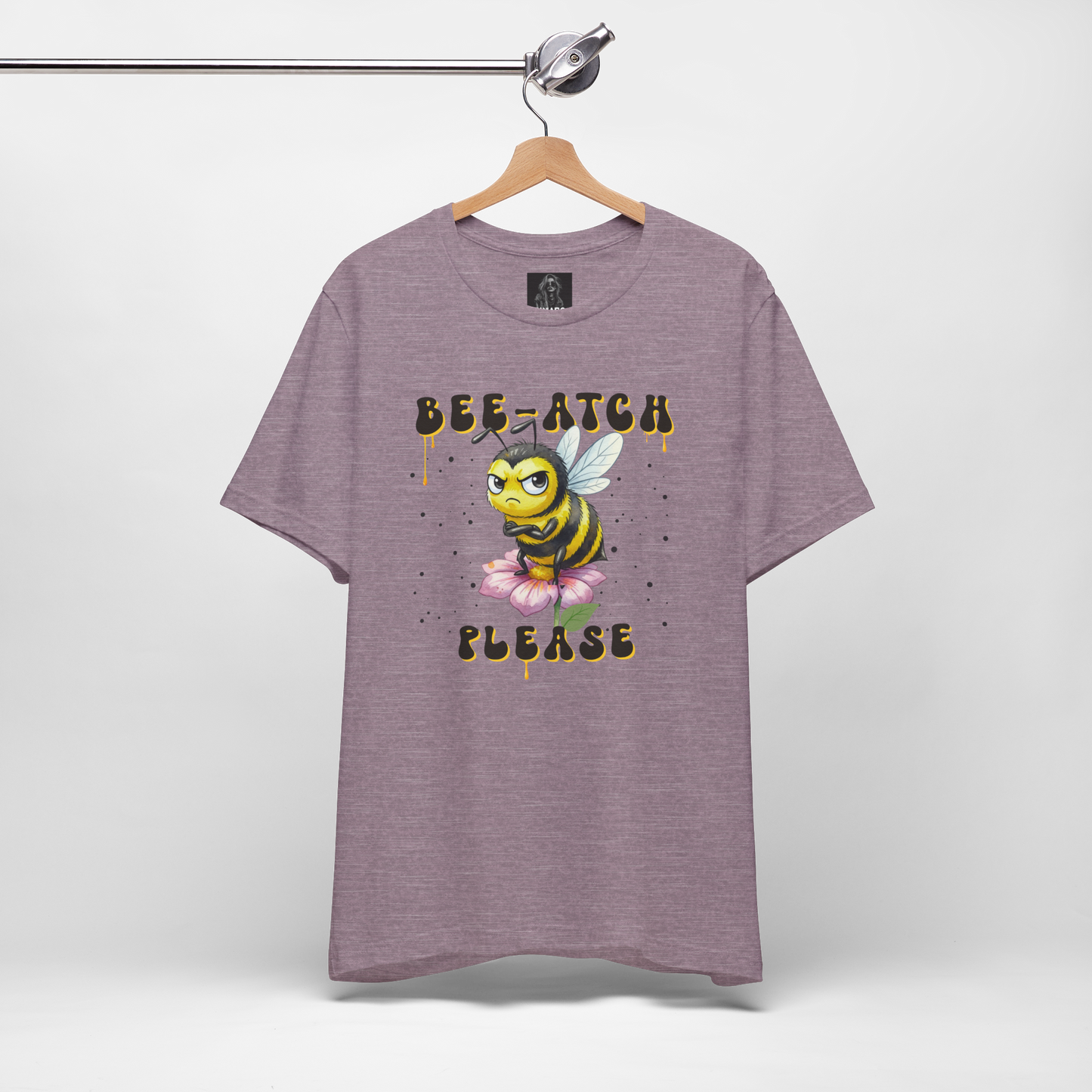 Witty 'Bee-Atch Please' T-Shirt | Funny Angry Bee Sarcastic Graphic Tee
