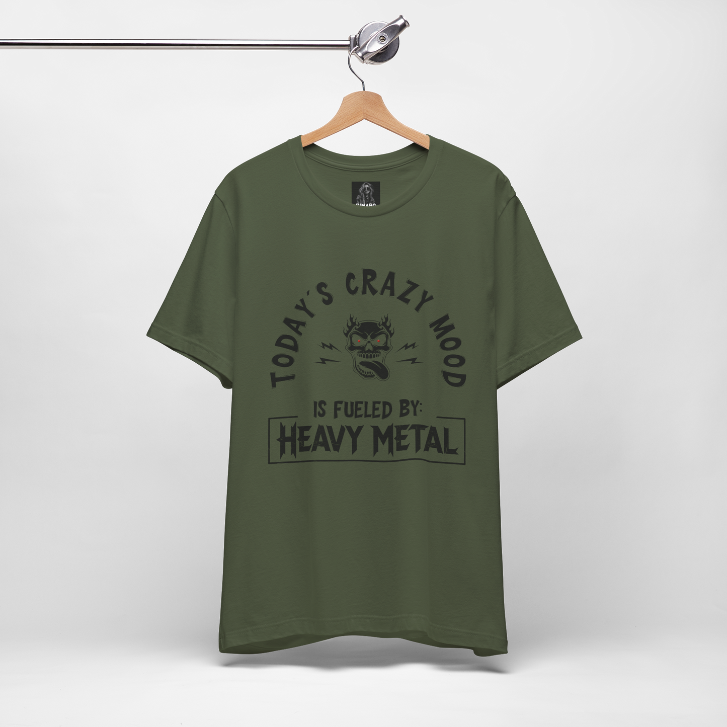 Today´s Crazy Mood Is Fueled By: Heavy Metal Shirt – Funny Metalhead Unisex T-Shirt
