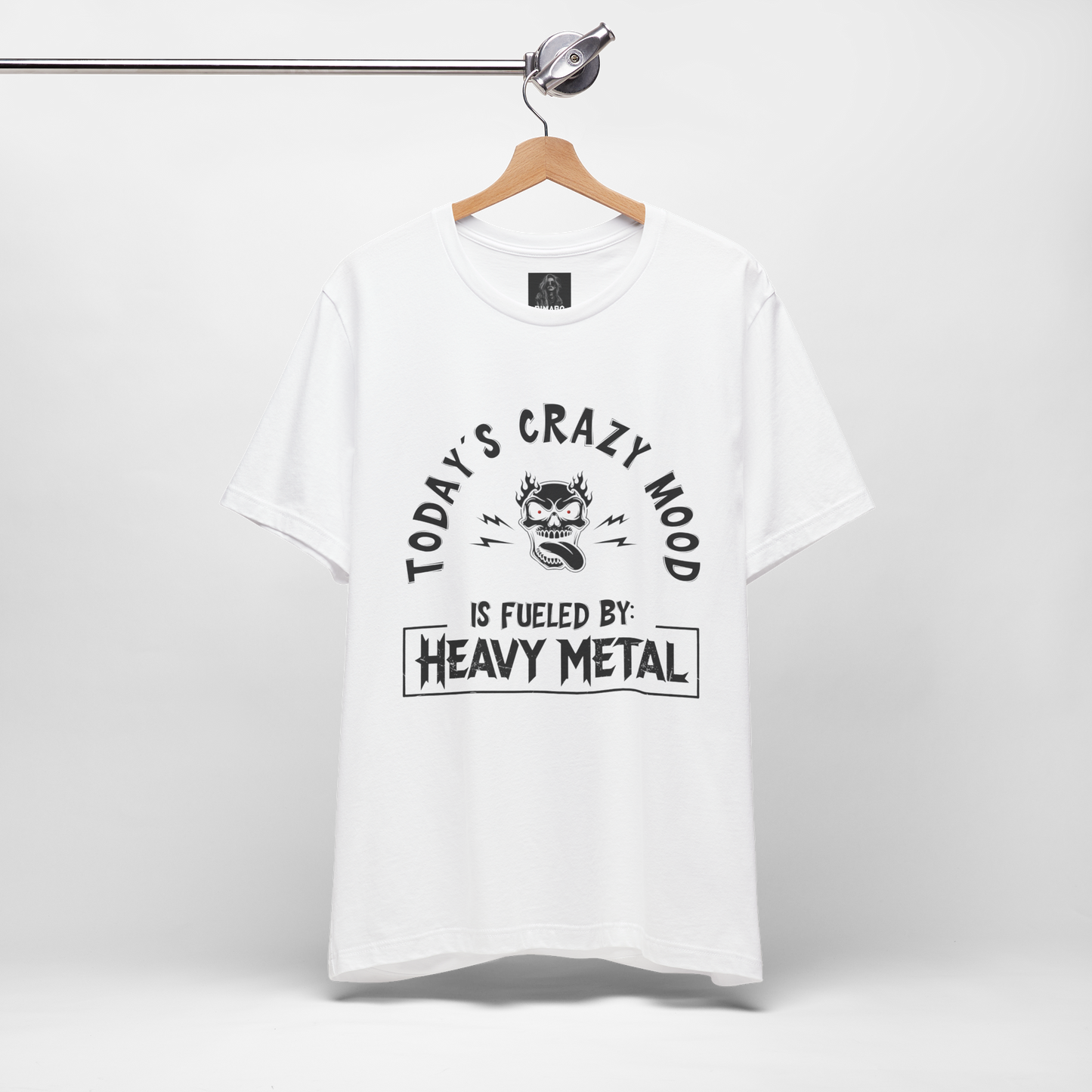 Today´s Crazy Mood Is Fueled By: Heavy Metal Shirt – Funny Metalhead Unisex T-Shirt