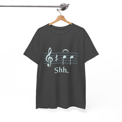 Music Lover T-Shirt, Unisex Tee Musician , Message Shirt, Heavy Cotton Top for Music Enthusiasts always the right tone