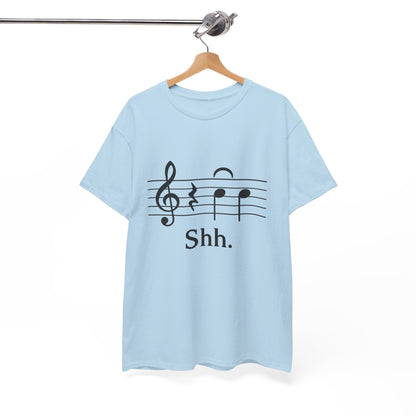 Music Lover T-Shirt, Unisex Tee Musician , Message Shirt, Heavy Cotton Top for Music Enthusiasts always the right tone