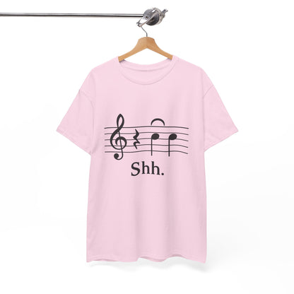 Music Lover T-Shirt, Unisex Tee Musician , Message Shirt, Heavy Cotton Top for Music Enthusiasts always the right tone