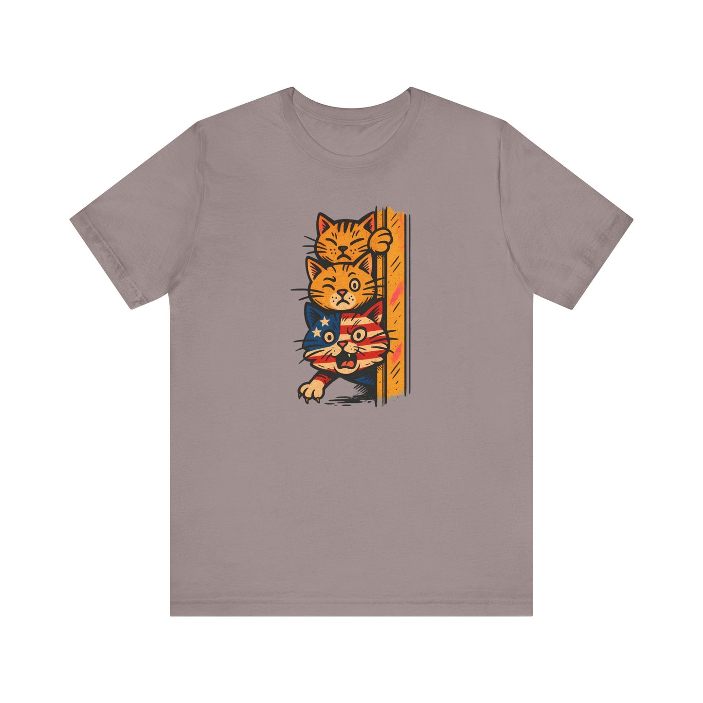 Patriotic Orange Cats T-Shirt Unisex
