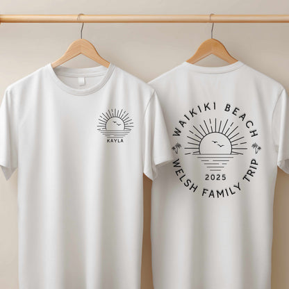 Personalizable Family Vacation Tee - unisex, for your next family- gathering, reunion or special occasions like family outings and holidays