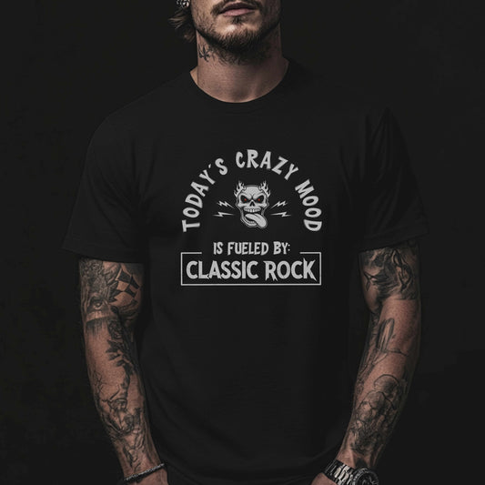 Classic Rock Mood Shirt – Rock Band Graphic Tee – Funny Classic Rock Lover Unisex T-Shirt