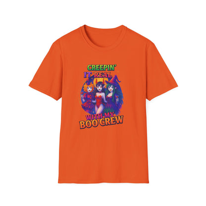 Halloween T-Shirt "Creepin' It Real, Boo Crew Tee" Unisex Shirt