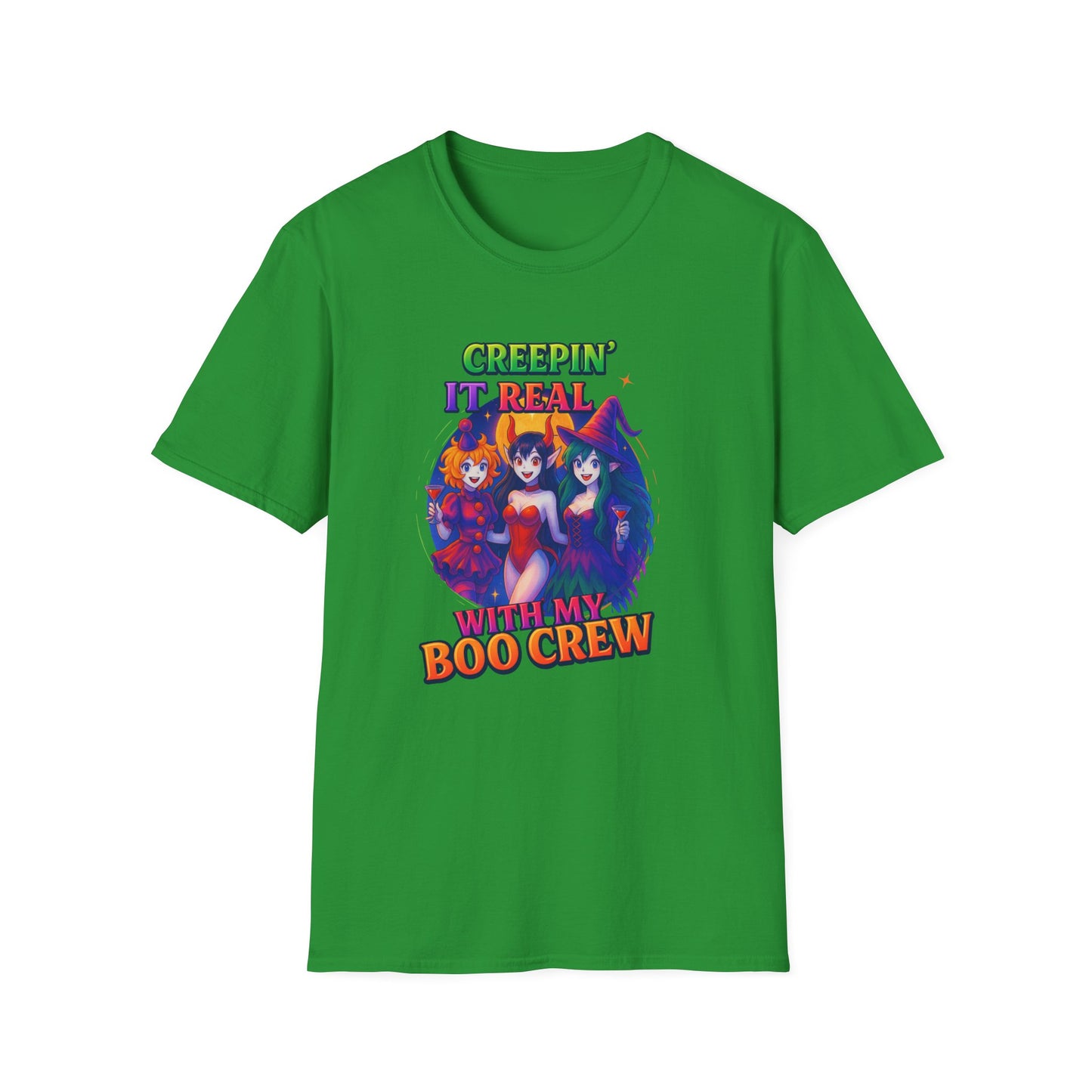 Halloween T-Shirt "Creepin' It Real, Boo Crew Tee" Unisex Shirt