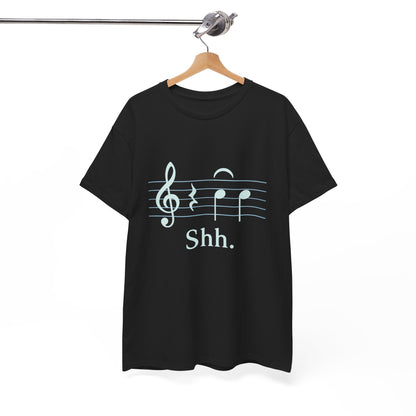 Music Lover T-Shirt, Unisex Tee Musician , Message Shirt, Heavy Cotton Top for Music Enthusiasts always the right tone
