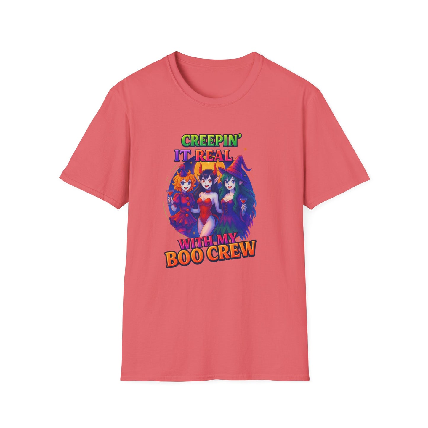 Halloween T-Shirt "Creepin' It Real, Boo Crew Tee" Unisex Shirt