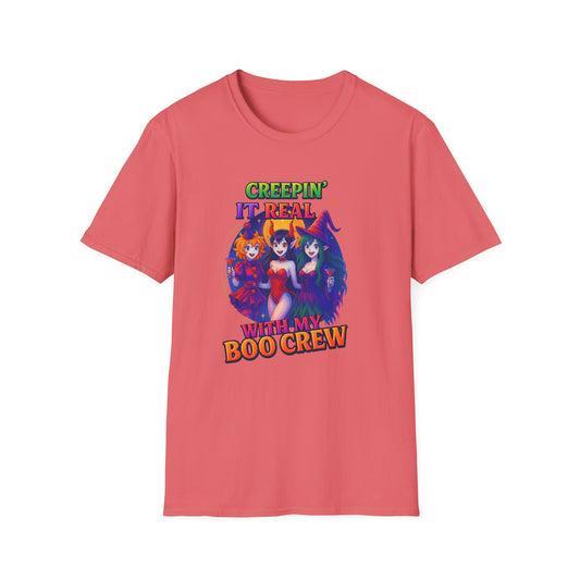 Halloween T-Shirt "Creepin' It Real, Boo Crew Tee" Unisex Shirt