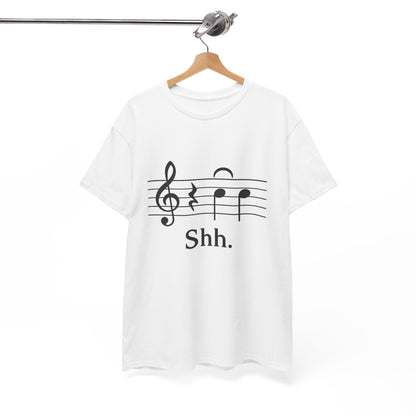 Music Lover T-Shirt, Unisex Tee Musician , Message Shirt, Heavy Cotton Top for Music Enthusiasts always the right tone