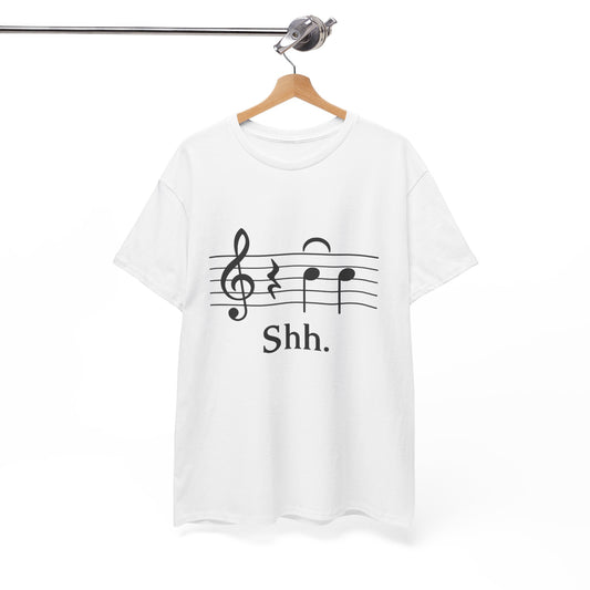 Music Lover T-Shirt, Unisex Tee Musician , Message Shirt, Heavy Cotton Top for Music Enthusiasts always the right tone