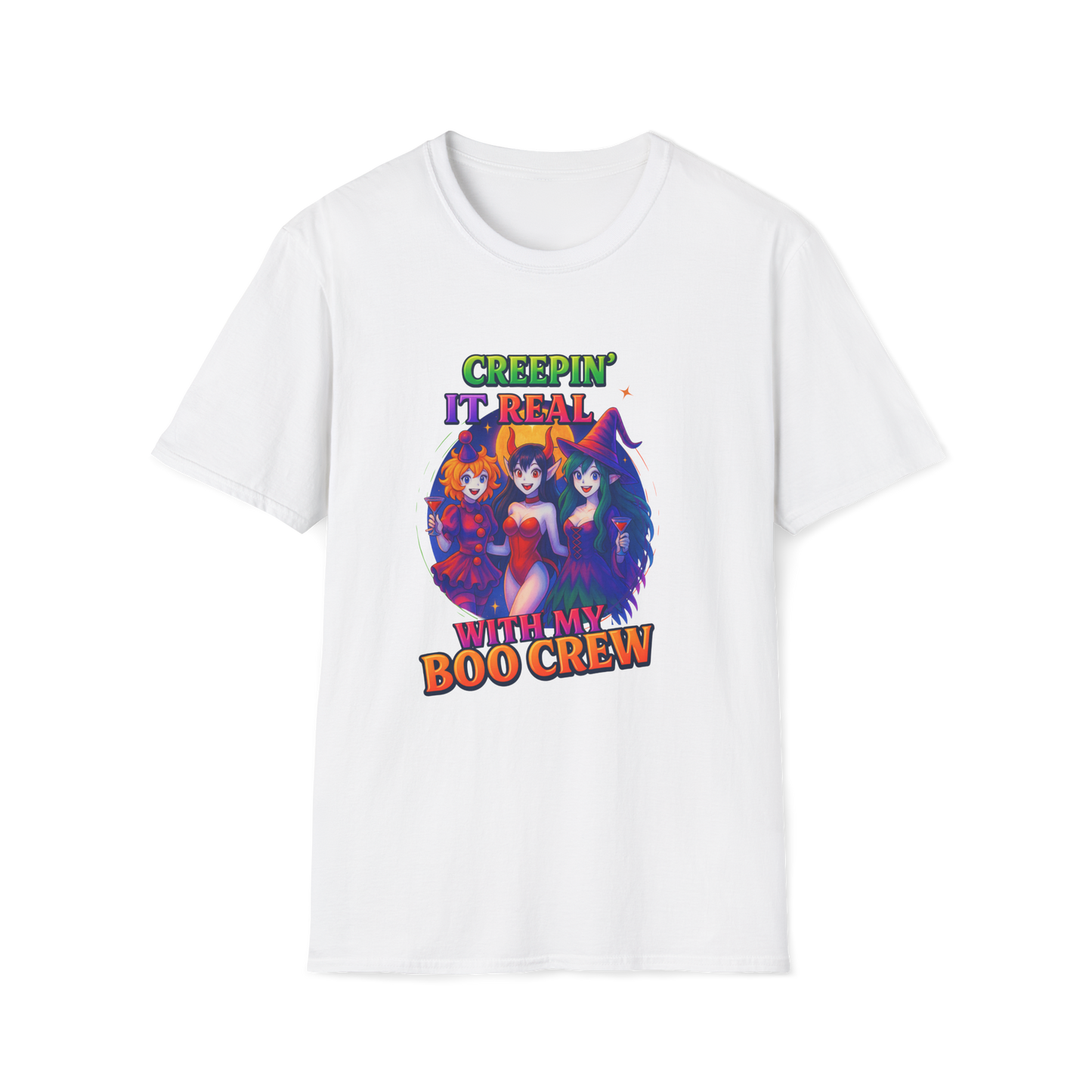 Halloween T-Shirt "Creepin' It Real, Boo Crew Tee" Unisex Shirt