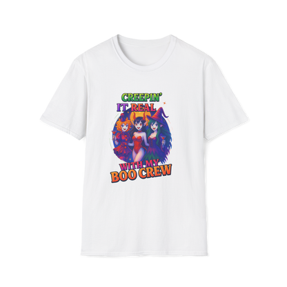 Halloween T-Shirt "Creepin' It Real, Boo Crew Tee" Unisex Shirt