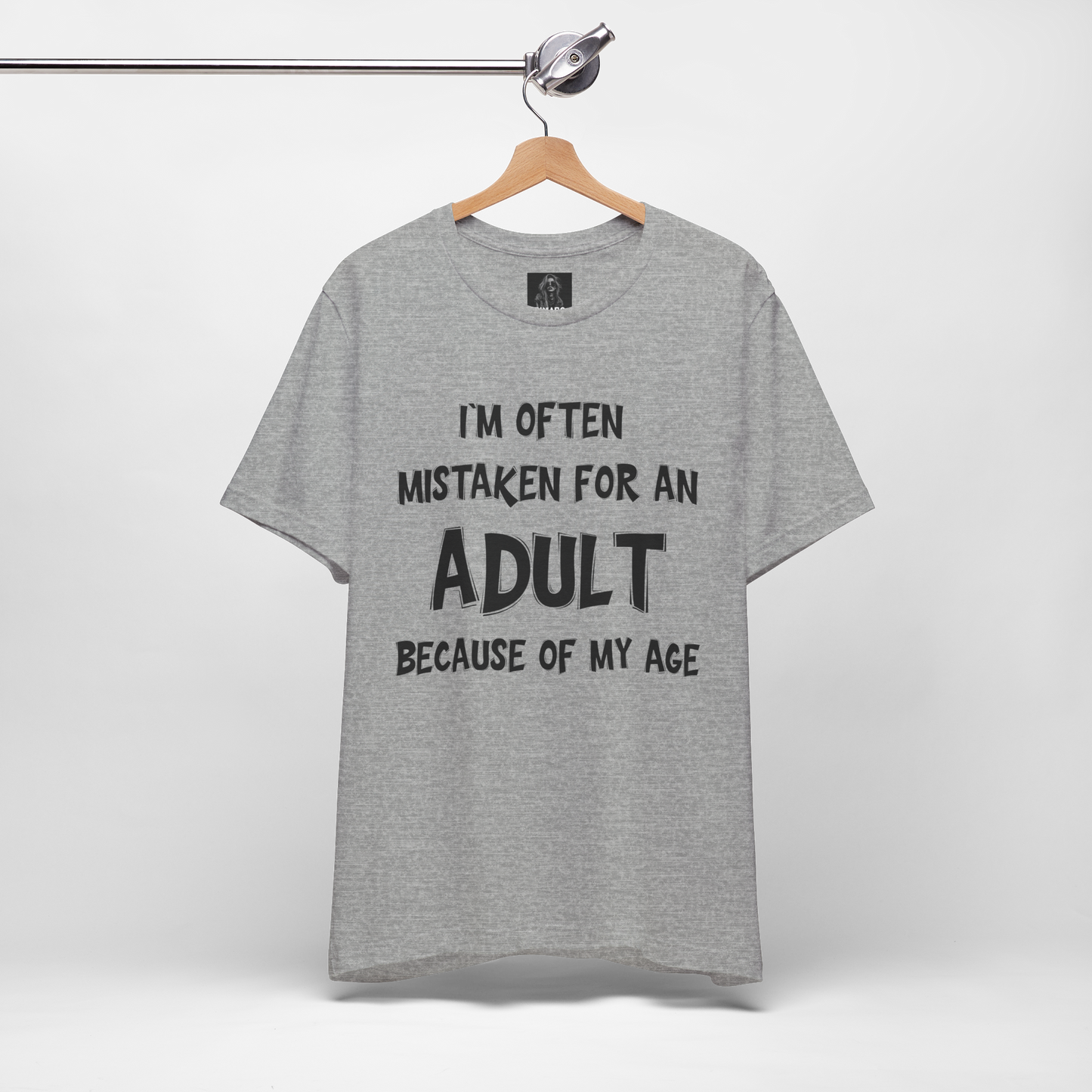 Funny Adulting T Shirt | Sarcastic Graphic Tee | Humor Quote Shirt | Gift for Men Women | Mistaken for Adult Shirt