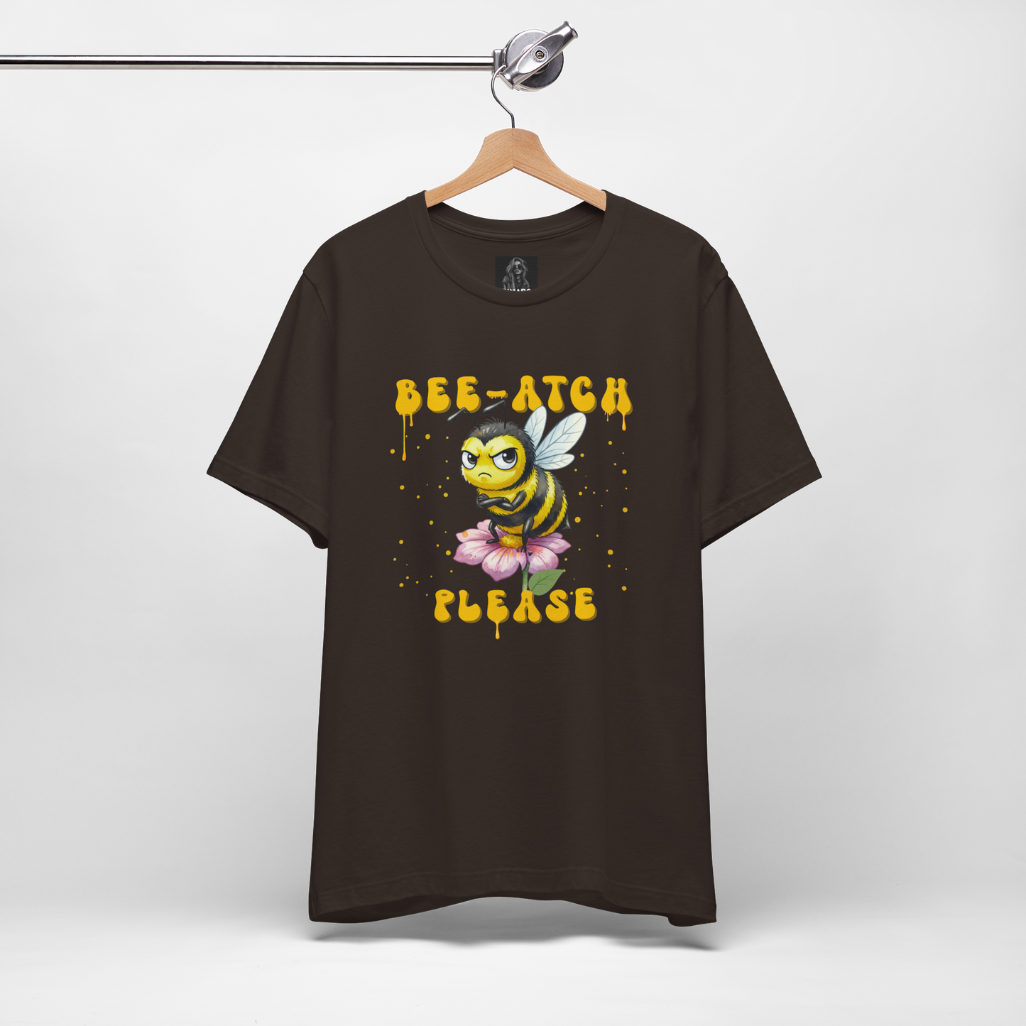 Witty 'Bee-Atch Please' T-Shirt | Funny Angry Bee Sarcastic Graphic Tee