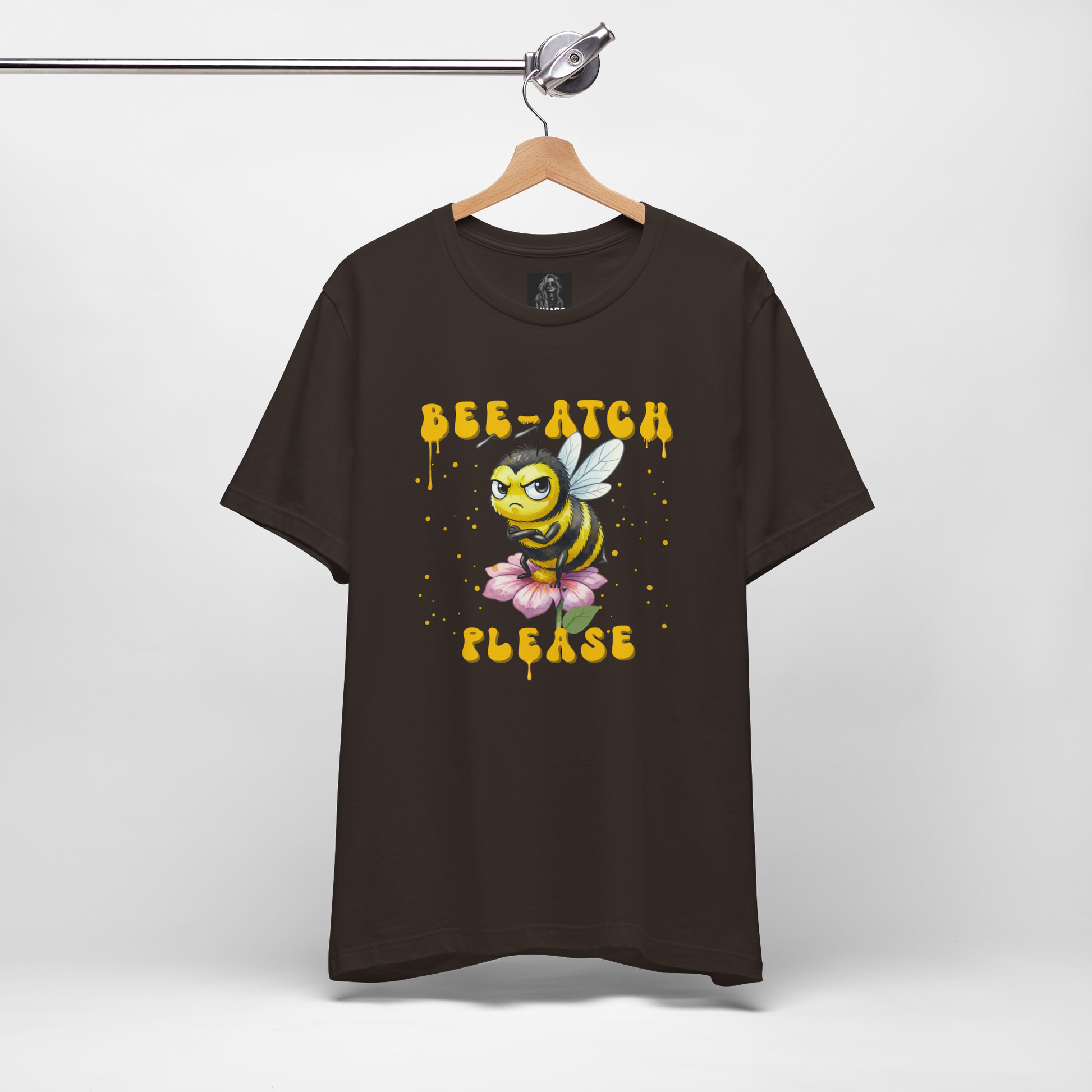 Witty 'Bee-Atch Please' T-Shirt | Funny Angry Bee Sarcastic Graphic Tee