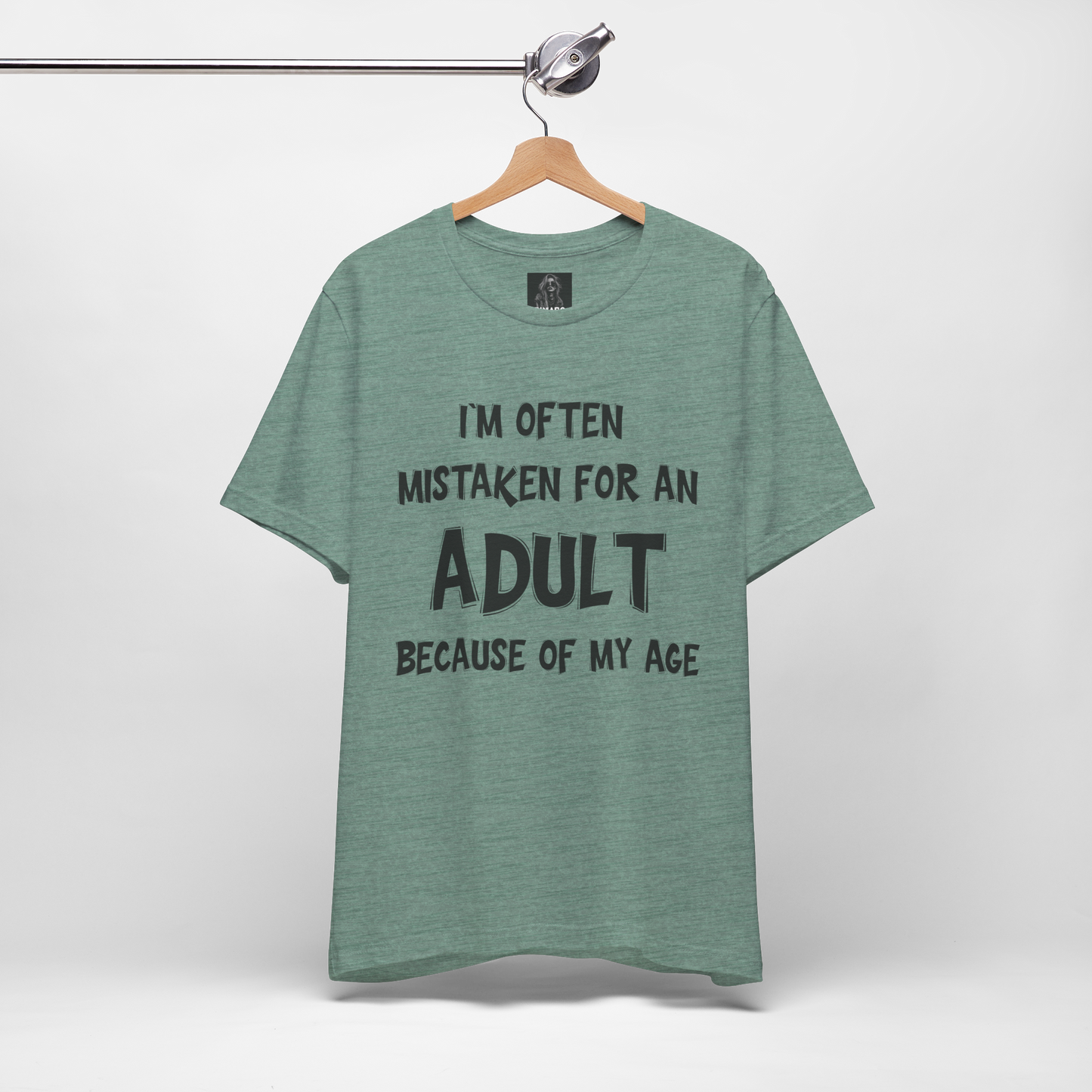 Funny Adulting T Shirt | Sarcastic Graphic Tee | Humor Quote Shirt | Gift for Men Women | Mistaken for Adult Shirt