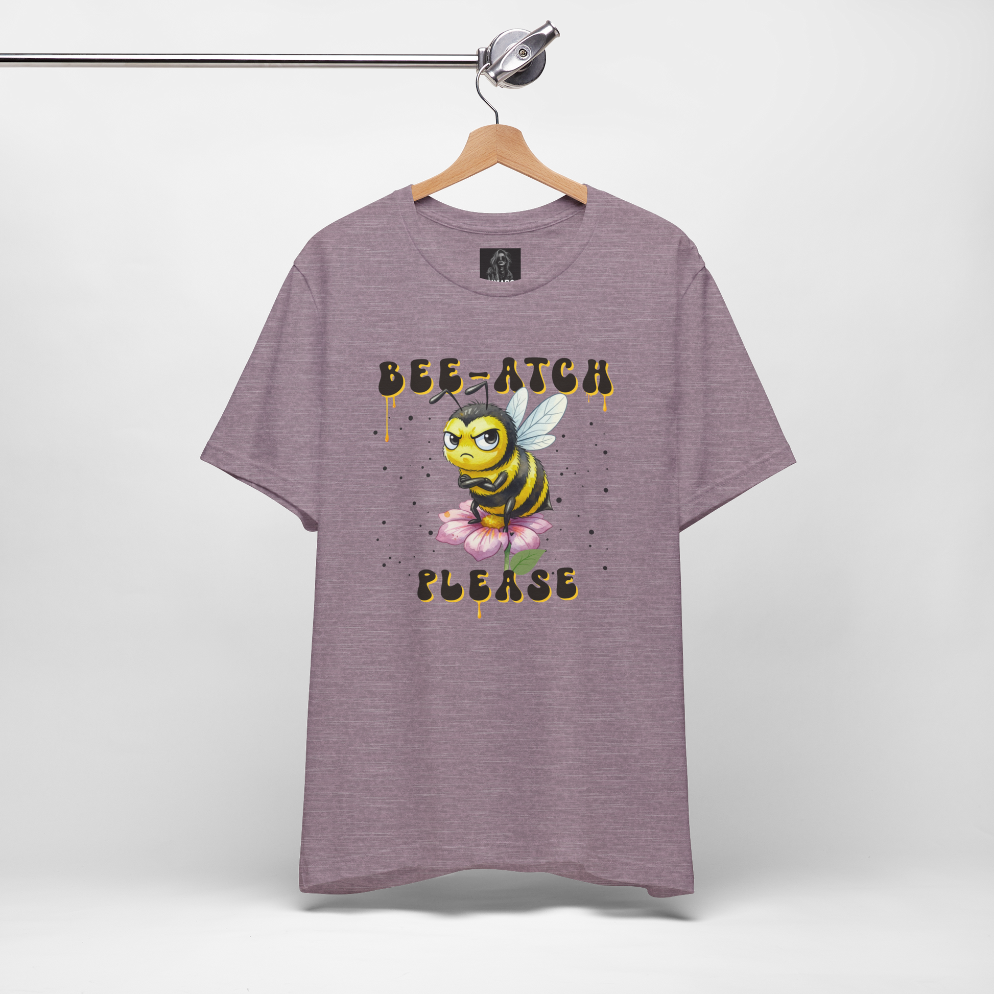 Witty 'Bee-Atch Please' T-Shirt | Funny Angry Bee Sarcastic Graphic Tee