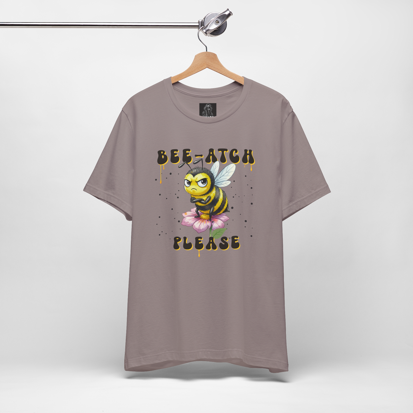 Witty 'Bee-Atch Please' T-Shirt | Funny Angry Bee Sarcastic Graphic Tee