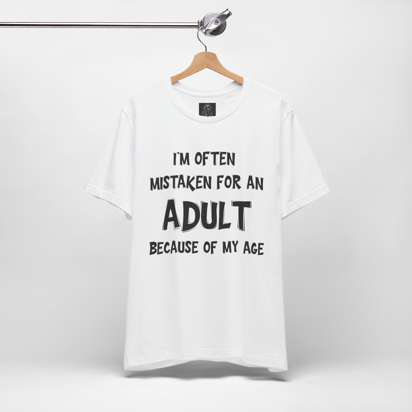 Funny Adulting T Shirt | Sarcastic Graphic Tee | Humor Quote Shirt | Gift for Men Women | Mistaken for Adult Shirt