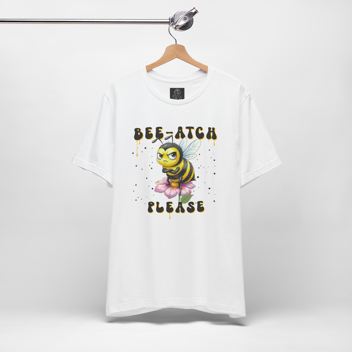 Witty 'Bee-Atch Please' T-Shirt | Funny Angry Bee Sarcastic Graphic Tee