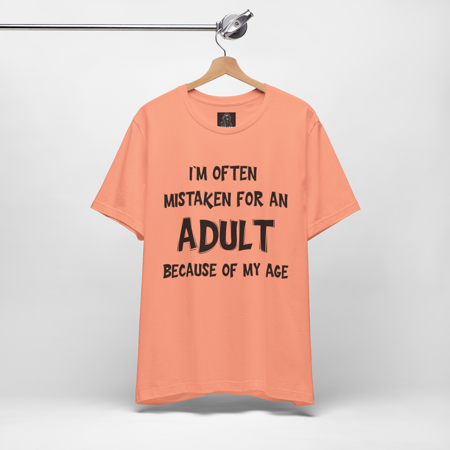 Funny Adulting T Shirt | Sarcastic Graphic Tee | Humor Quote Shirt | Gift for Men Women | Mistaken for Adult Shirt