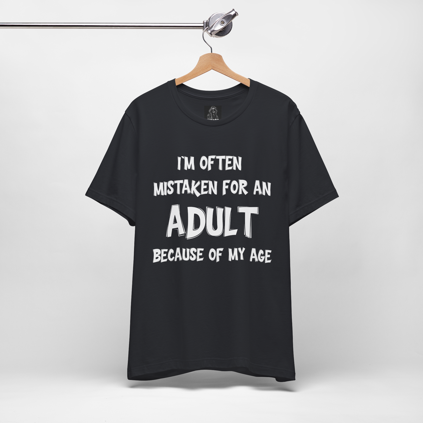 Funny Adulting T Shirt | Sarcastic Graphic Tee | Humor Quote Shirt | Gift for Men Women | Mistaken for Adult Shirt