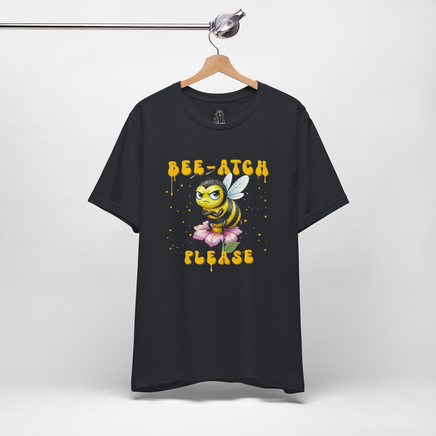 Witty 'Bee-Atch Please' T-Shirt | Funny Angry Bee Sarcastic Graphic Tee