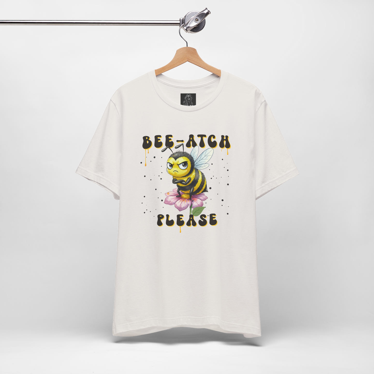 Witty 'Bee-Atch Please' T-Shirt | Funny Angry Bee Sarcastic Graphic Tee