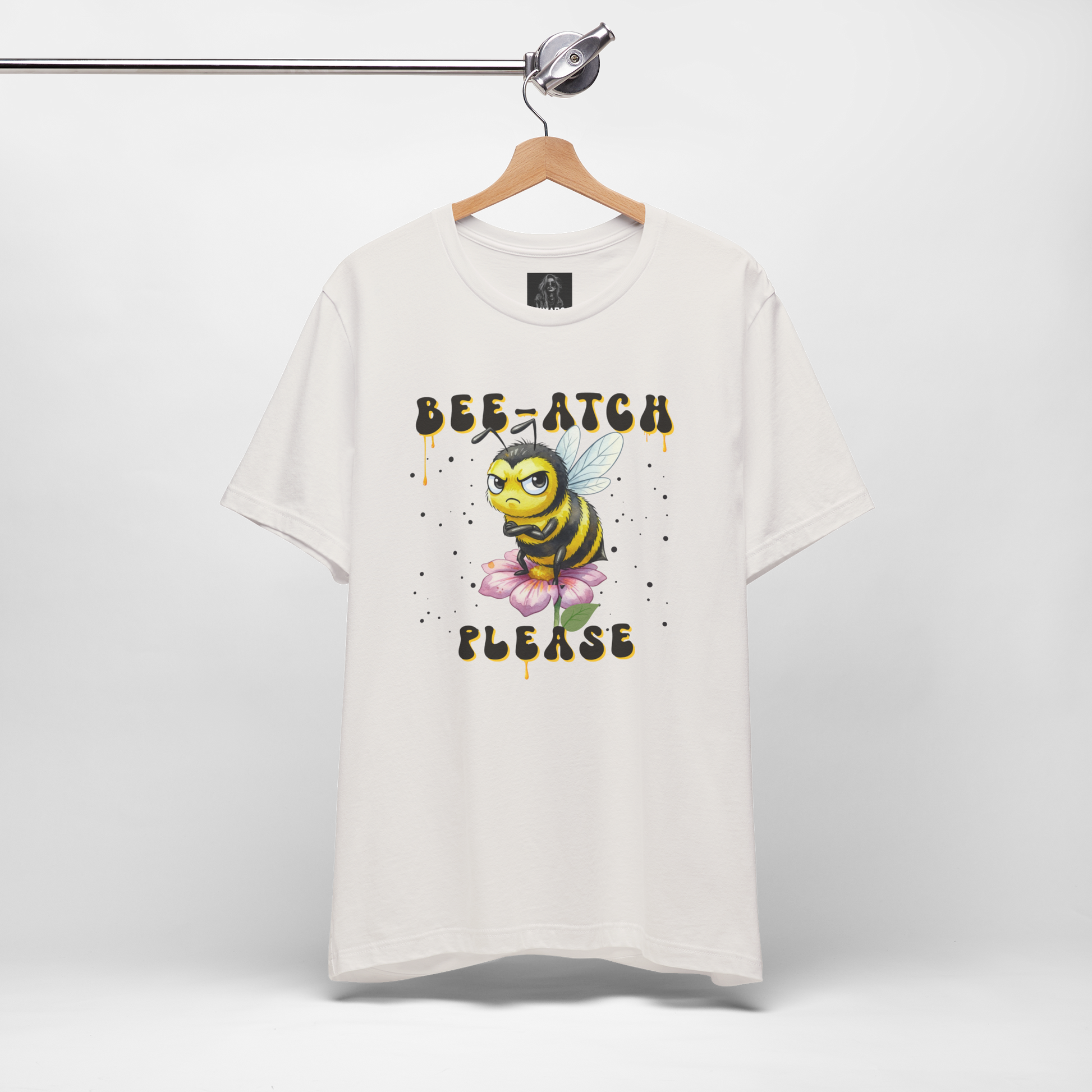 Witty 'Bee-Atch Please' T-Shirt | Funny Angry Bee Sarcastic Graphic Tee